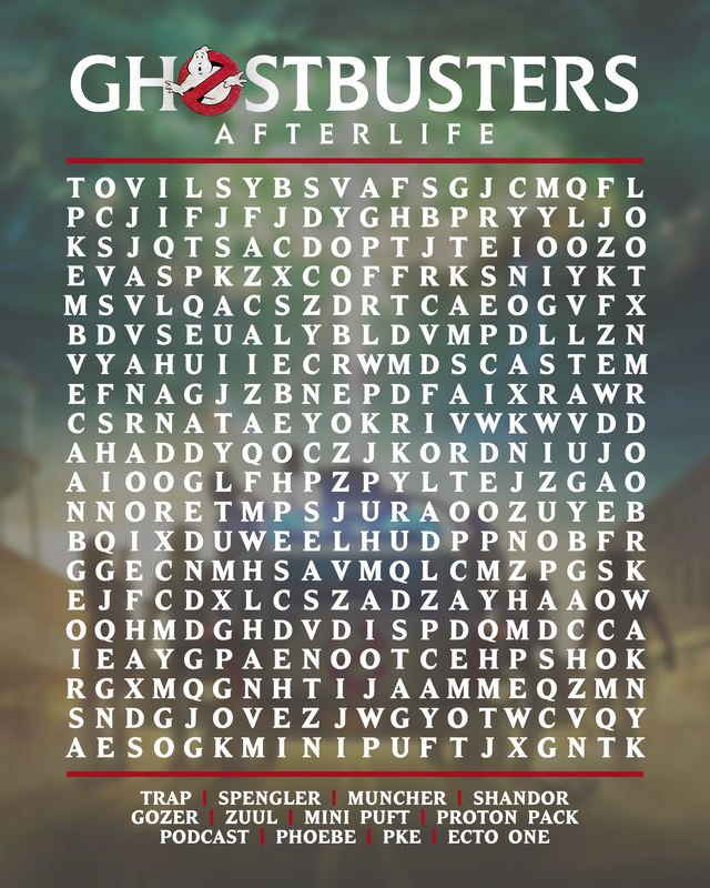 Afterlife Wordsearch
