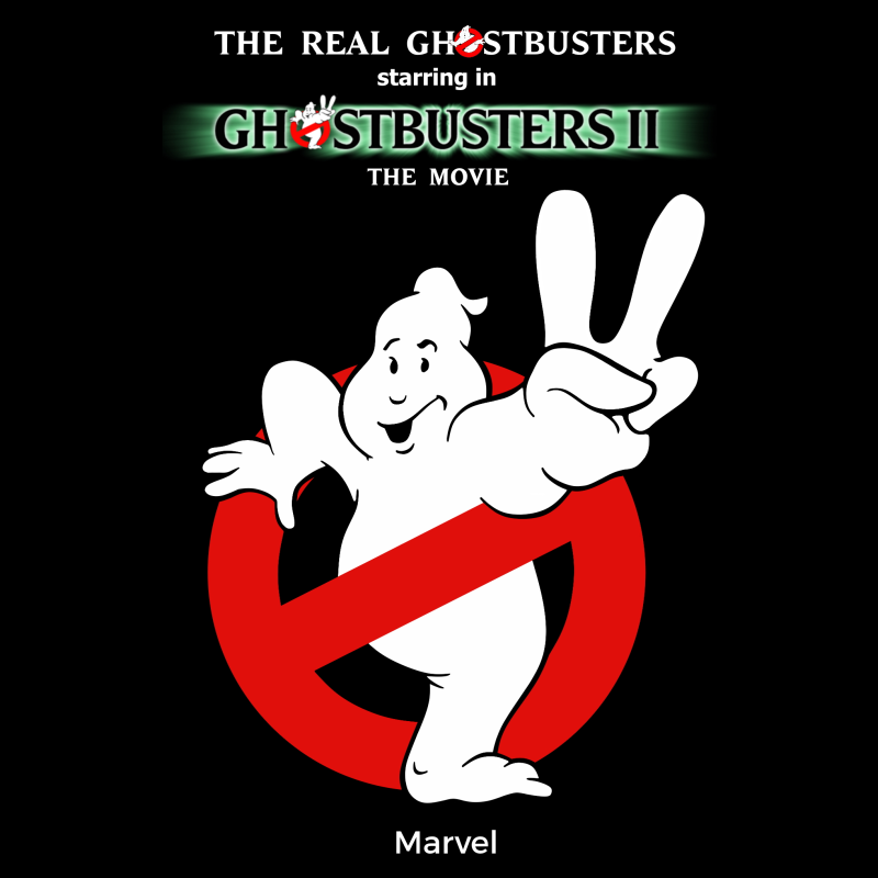 The Real Ghostbusters in Ghostbusters II Comic Book